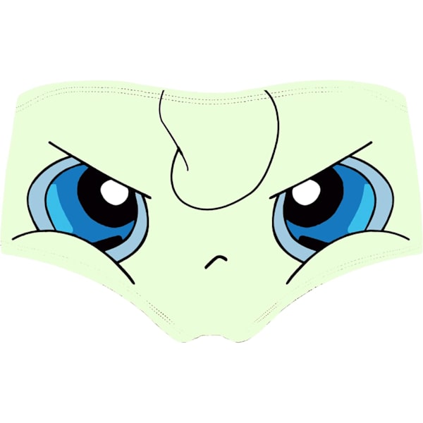 ssx Kvinners Mote Flirty Sexy Morsom Naughty 3D Trykt Søte Underbukser Briefs 1 Svak Gul Stor