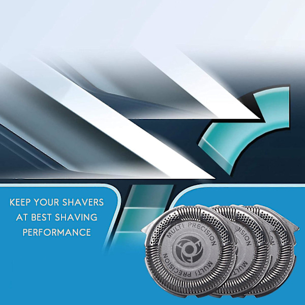 Pack Sh50 Reservehoveder til Series 5000, S5000 S5420 S5380 S5351 Multiprecision Blade
