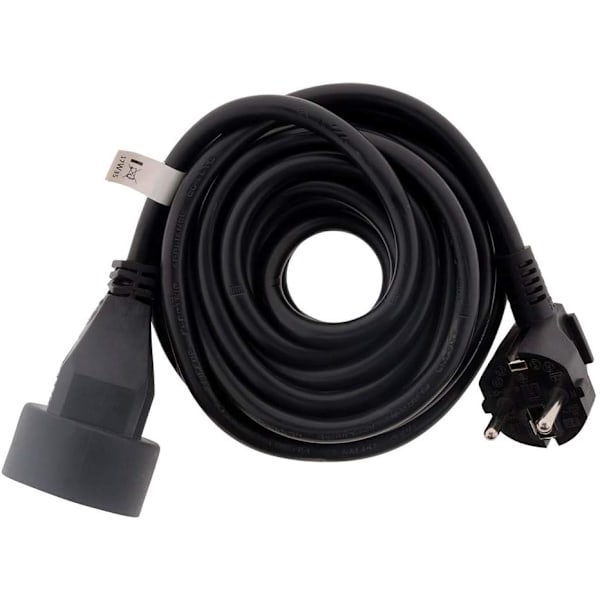 16A HO5VV-F 3G1.5mm² svart skjøteledning