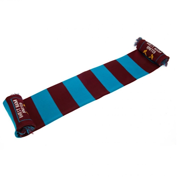 West Ham United FC Bar Scarf One Size Claret/Blue Claret/Blu Claret/Blue One Size