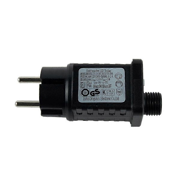 Transformator för Strängljus 6W 31V LED Timer Strömförsörjning Adaptrar Belysning Vattentät för Lågspännings LED-Enheter