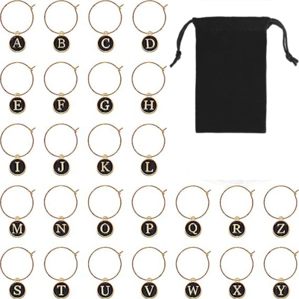 26 kpl Viinikorut Renkaat Tunnisteet Viinilasimerkit