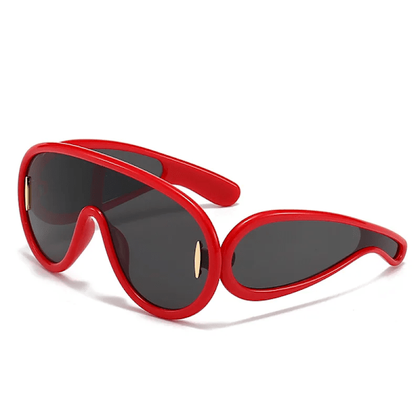 Solbriller 2024 - Mote, UV400, PC, Brede Speilbein, Personlig, Luksus, Unisex, Overdimensjonert Ramme, Mote, Luksus C8 FASHION