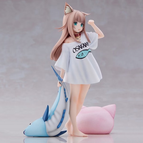 23 cm SkyTube GULDEN HEAD Sexig tjej Anime Figur Min katt är en Kaw