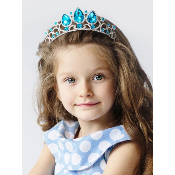 Prinsessa tiaror för små flickor, barnklädda kronpannband,