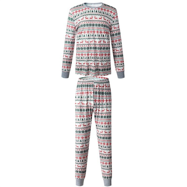 Julpyjamas Matchande Familjepyjamas Set Mamma Pappa Barnkläder Look Outfit Babyflicka Kläder Nattkläder Child-5T