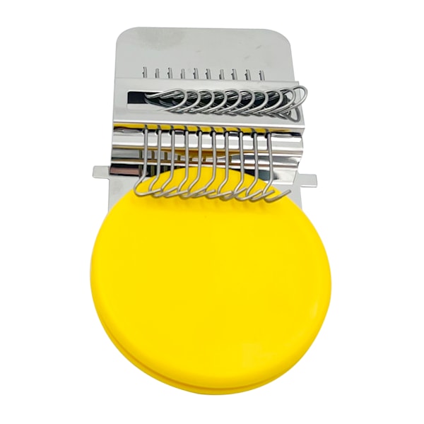 Mini Stickmaskin Lätt att Bära Hushålls Stickmaskin för Nybörjare Grå Gray 10 Pins