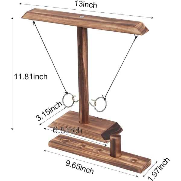 IC Table Hooks Game Ring Toss Game för barn och vuxna