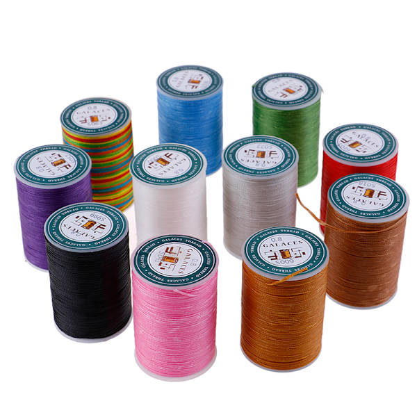 Vahattu polyesterilanka 0,8 mm 90 m ompelulanka Multicolored