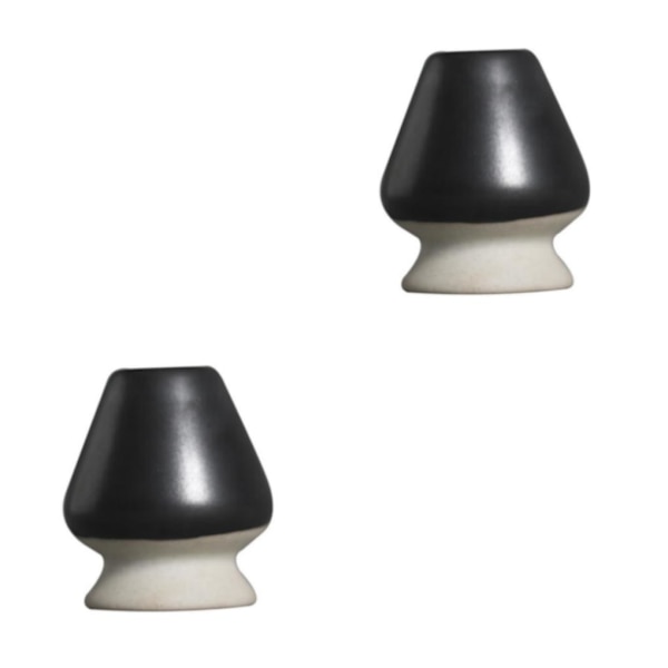 1/2/3 Håndlaget Matcha Visp Stativ Te-seremoni Te-sett for Svart og Hvit 6 x 7cm 2S 2Sets Black and White 6 x 7cm