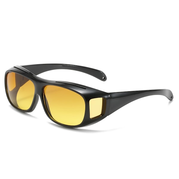 Polariserede dag-nat køreglas anti-reflekssolbriller til mænd og kvinder med high definition nattesyn wrap-around solbriller 1 in 1 polarized set
