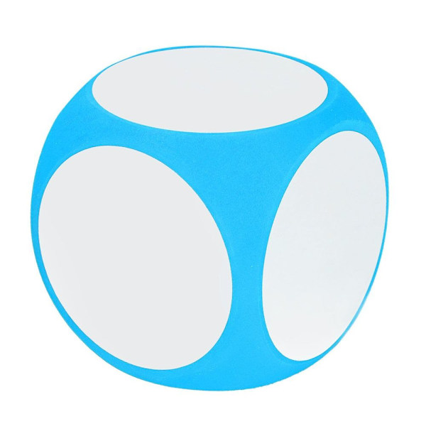 Tørk av terning whiteboard terning BLÅ Blue