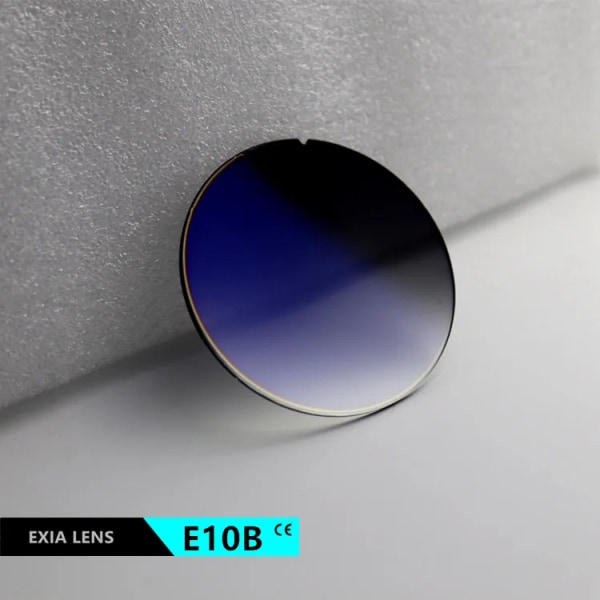 EXIA E10B Solbriller Linse Grå Gradient Farve UV400 SHMC AR Blå Basekurve 2 CR39 Resin Linse