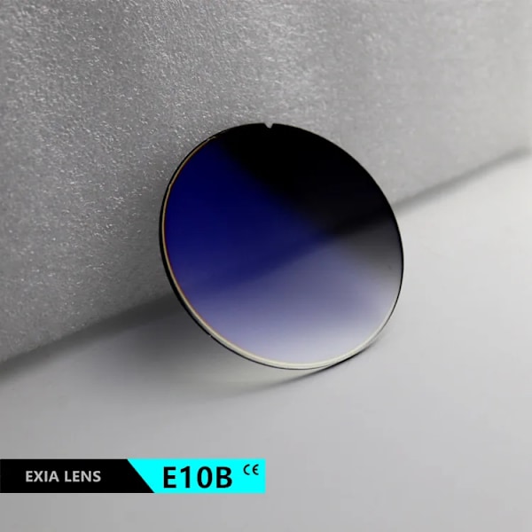 EXIA E10B Solglasögon Linser Grå Gradient Färg UV400 SHMC AR Blå Bas Kurva 2 CR39 Hartslins
