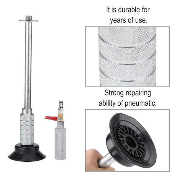 Bilskadereparationsverktyg med luftpneumatisk karossreparationssugkopp och glidhammare Only Suction cup 80MM