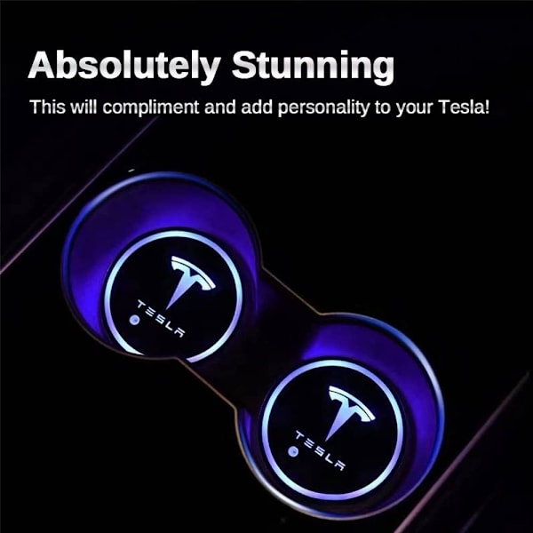 2022 2021 Tesla Model Y Model 3 Neon Light Tube RGB Interiør LED Strip Light med App-kontroll