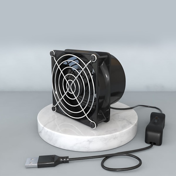USB-drevet Lodde-Røgopsamler ESD-Røgudtrækker Rørkanalblæser med 1/3/6M Rør Badeværelsesventilationsblæser Single fan 0.19