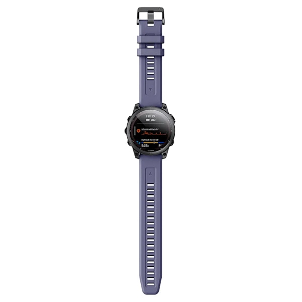 Garmin Fenix 7S/6S/6S Pro/5S/5S Plus/Descent Mk2S Ur 20mm Rem til Ur Silikon Hurtig Spænde (Mørkeblå) Mørkeblå dark blue