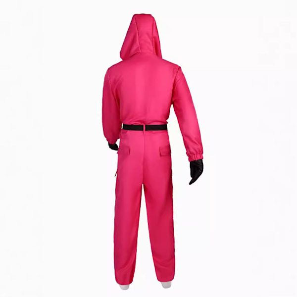 Money House Cosplay-asu Dali Dali -naamio Punainen Haalari Halloween-esitysasun vain haalari Only suits 130