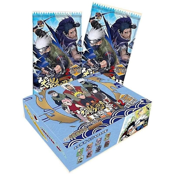 Naruto spelkort japanska tecknade serier Schoolmaster Series Ssp-kort Uchiha Sasuke Ninja War R barns leksaker 30PACK 150PCS