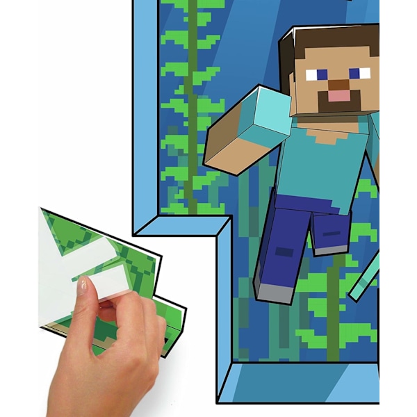 RMK5005GM Minecraft Giant Peel and Stick Vægmærke