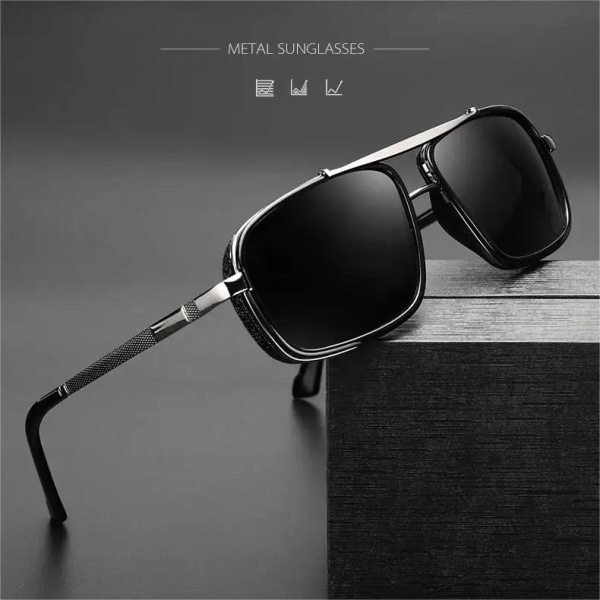 Square Pilot Engros Tilpasset 2024 Gafas De Sol Kørsel Luftfart Metal Skygger Polariseret Herresolbriller 2024 Sportsolbriller C2 Fashion sunglasses