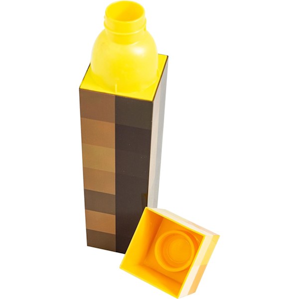 Minecraft Fackla Vattenflaska - Old School Gaming Vattenflaska, 650 ml, BPA Fri