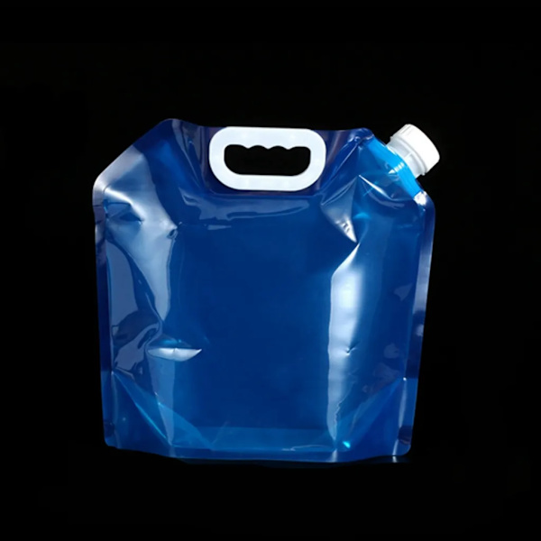 Hopfällbar behållare för vattenpåse för camping, 10 liter