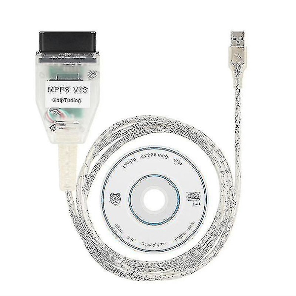 Obd2 Mpps V13.02 Ecu Chip Remap Tuning Flash Programmer Diagnostikkabel USB -