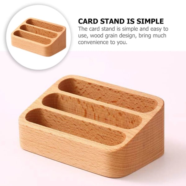 Visitkort Holder Organizer SORT VALNØD SORT Black Walnut Black Walnut