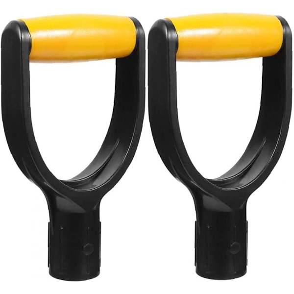 Spade D Handle Replacement Garden Digging Rake Handle Tool 2PCS