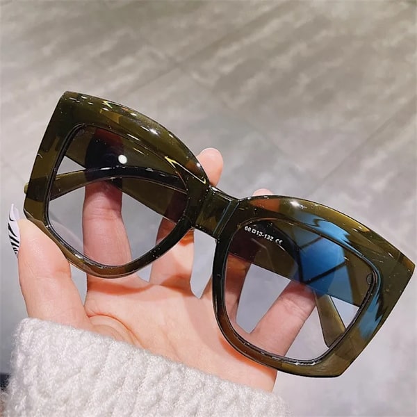 Tilpasset logo slikfarve lilla røde nuancer mode oversized runde solbriller kvinder 2024 C5 Oversized Sunglasses