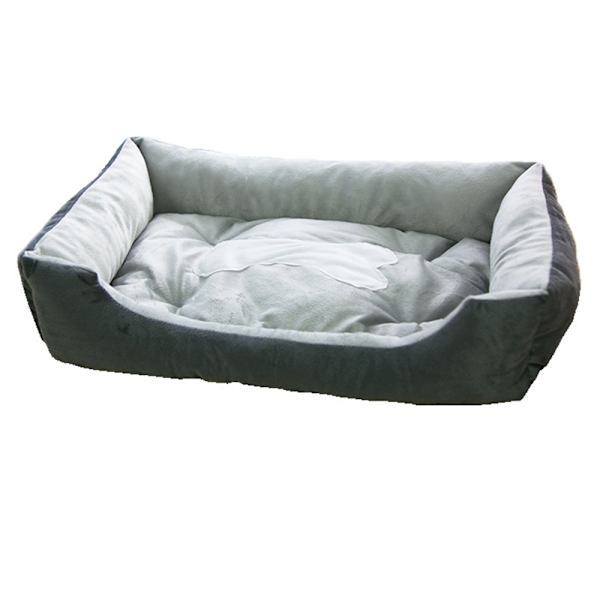 Ortopædisk hund seng memory foam kæledyr seng med aftagelig vaskbar bar