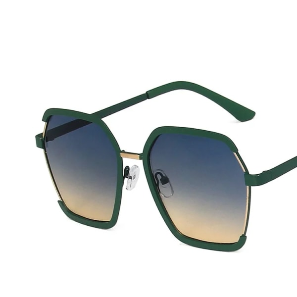 2024 Ny design lyxiga solglasögon för kvinnor halv ram trendiga nyanser solglasögon hög kvalitet grossistglasögon C3