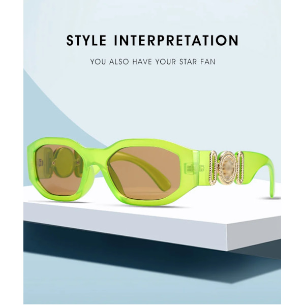 Tukkumyynti 2024 uudet luomukset muotisuunnittelijan aurinkolasit kuuluisan brändin luksus aurinkolasit aurinkolasit miehille naisille C8 hexagon small sunglasses