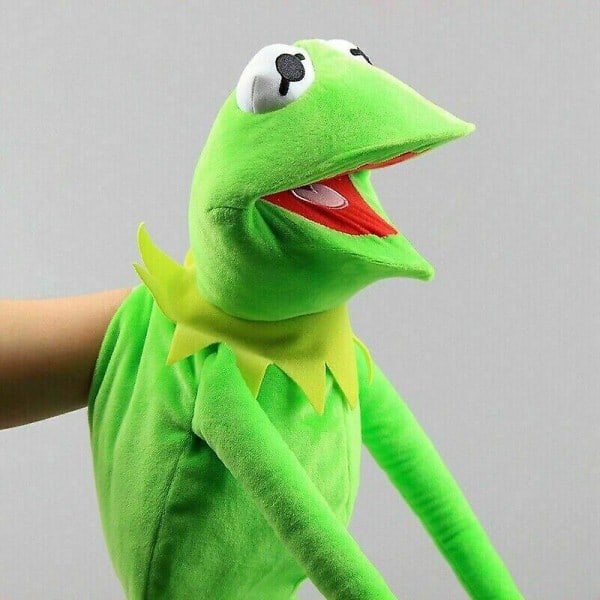 70 cm Kermit The Frog Hånddukke Full BodyPlush Leke Prop