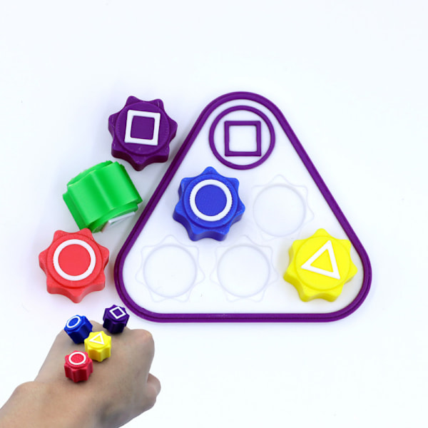 Gonggi - Perinteinen Korean Heittopeli, Kalmari 5-piece set with base