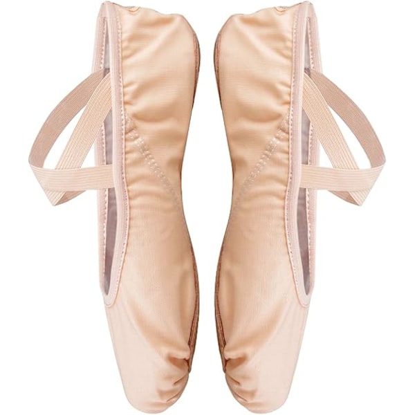 Split Sole Ballet Sko, Flade Gymnastiksko til Dans