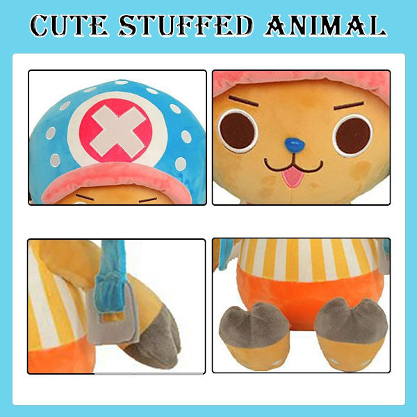 Søt Anime Plussjfigur Leke 11.8 Tommer - Tegneserie Anime Chopper Plussjdukker