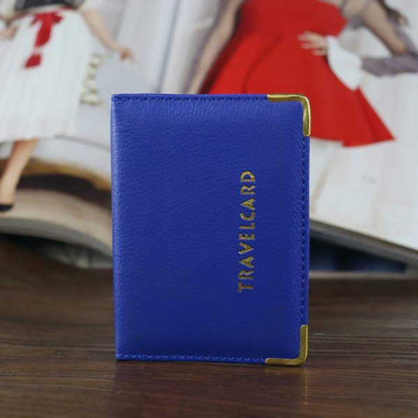 Cover Bus Pass Rail Card holder ETUI - på lager BLUE