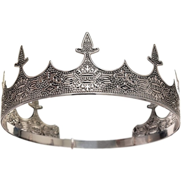 King Crown for Men - Royal Herrs kronprins Tiara för bröllop