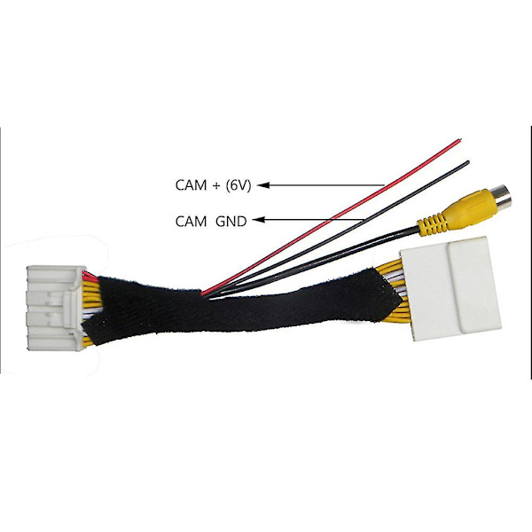 28-bens bil Rca-videobakkamera-konverterkabeladapter til 2 3 6 -5 Demio Axela Roadster Mx-5 Mi