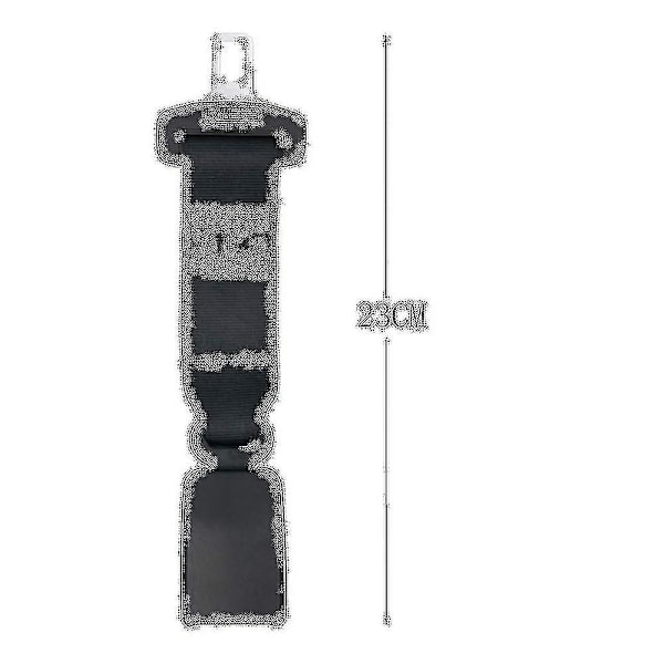 Säkerhetsbältesförlängare 1/2 Pack Universal bilbältesförlängare Justerbar bältesförlängare 2 pcs 36cm
