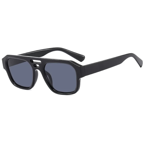 UNOC 2024 Mote-merke Designer Klassiske Retro Solbriller Luksuriøse Overdimensjonerte Plast Solbriller Kvadratiske Menn Tilpasset Logo Solbriller Brown Sunglasses3541