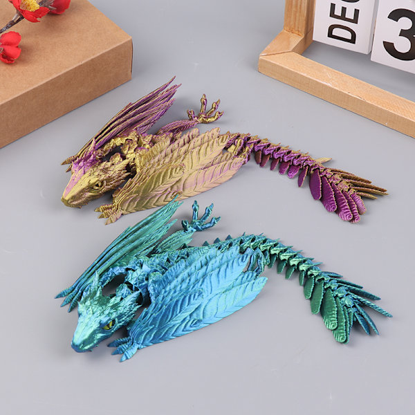 Fjäderbeklädd Wyvern Drake 3D-printad Drake Gratis Drake Dr