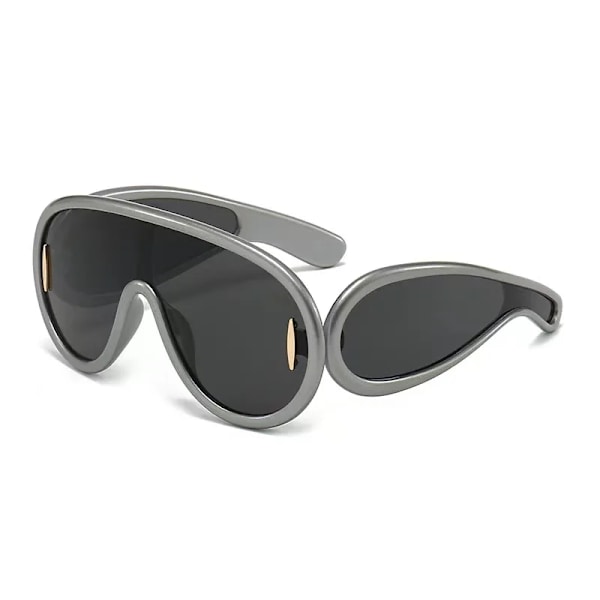 Solbriller 2024 - Mote, UV400, PC, Brede Speilbein, Personlig, Luksus, Unisex, Overdimensjonert Ramme, Mote, Luksus C8 FASHION