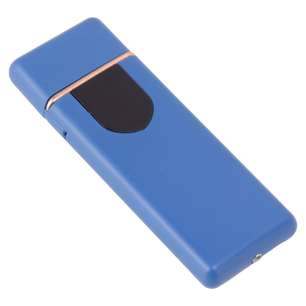 Touch Dobbeltsidet Tænding USB Genopladelig Vindtæt Bærbar Elektrisk Lighter til Kæreste Gaver Rød