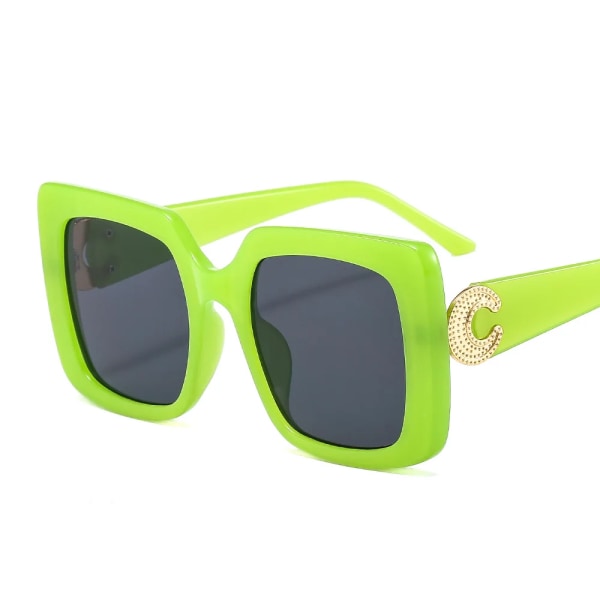 Heta varumärkes solglasögon för kvinnor, lyxiga designer solglasögon, solglasögon med anpassad logotyp, grossist metalltrim fyrkantiga solglasögon c5 sunglasses
