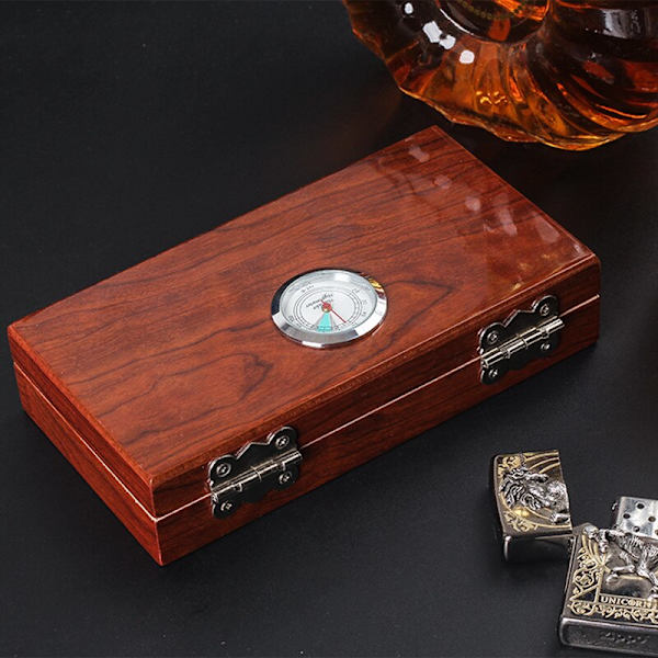 Cigar Humidor i cedertræ til rejser
