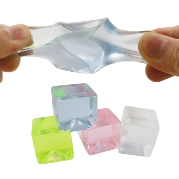 Squeeze Fidgets Leksak TPR Mjuk Squishy Isbitar Stressboll Leksak Party Favor Press Release Leksak ADD Barnpresent